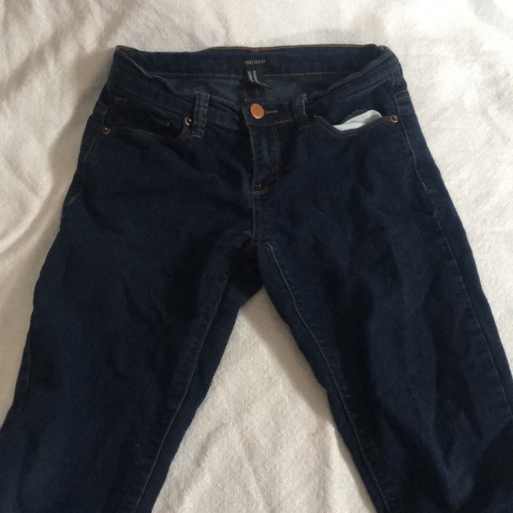 Dark wash jeans